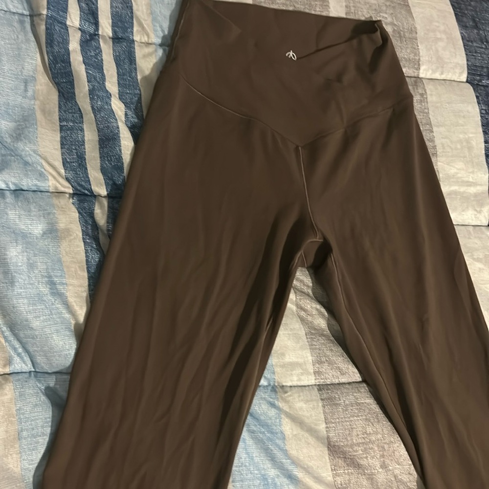 Chocolate brown yoga pants
